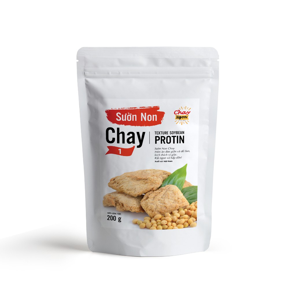 Sườn Non Chay Đặc Biệt 200g - Thương Hiệu Hùng Phát