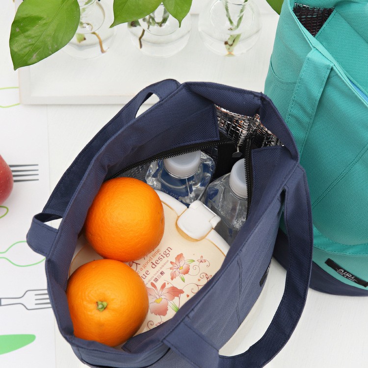 Túi Giữ Nhiệt Đựng Thức Ăn Aiqi 28cm Nhiều Màu Xinh