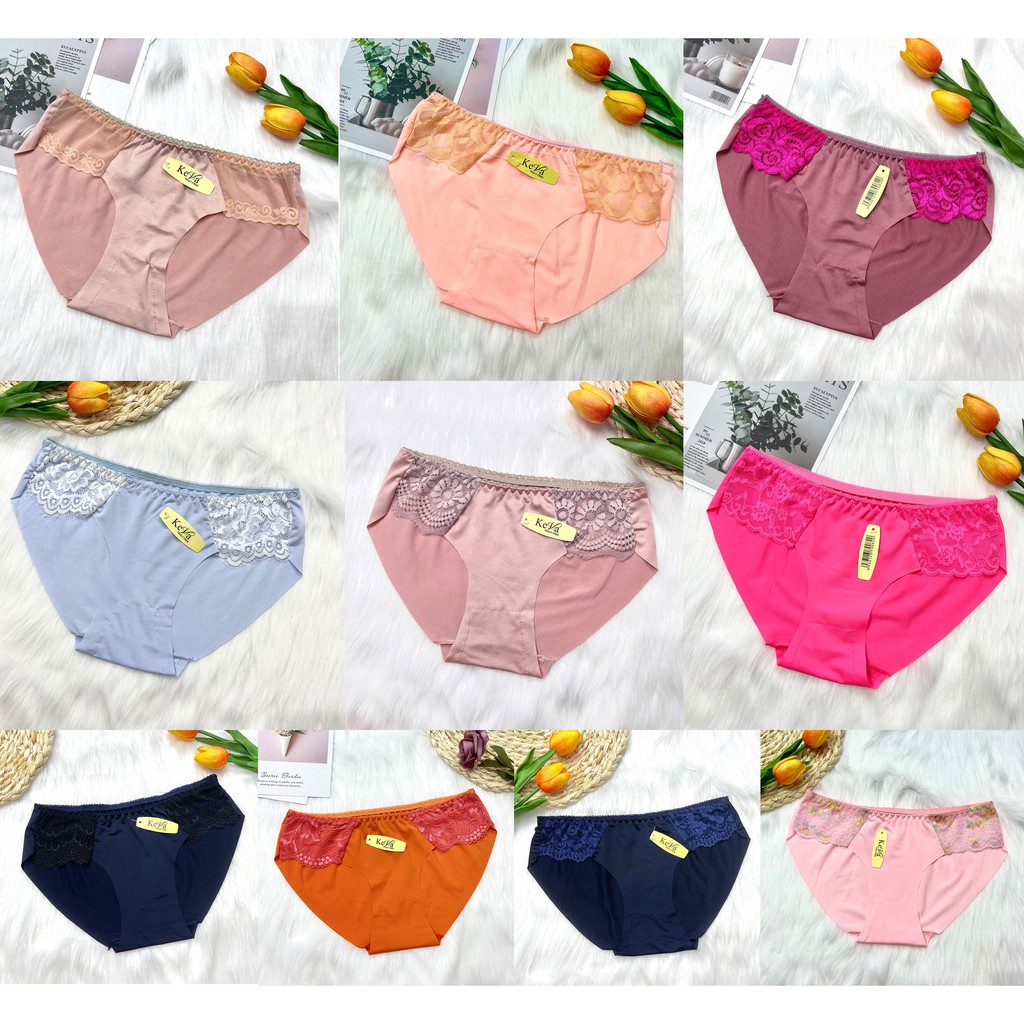 Quần Lót Viền Ren Hoa KV, Chất Su Mềm Mại Thoáng Mát, Cao Cấp Cho Nữ từ 40-55kg | BigBuy360 - bigbuy360.vn