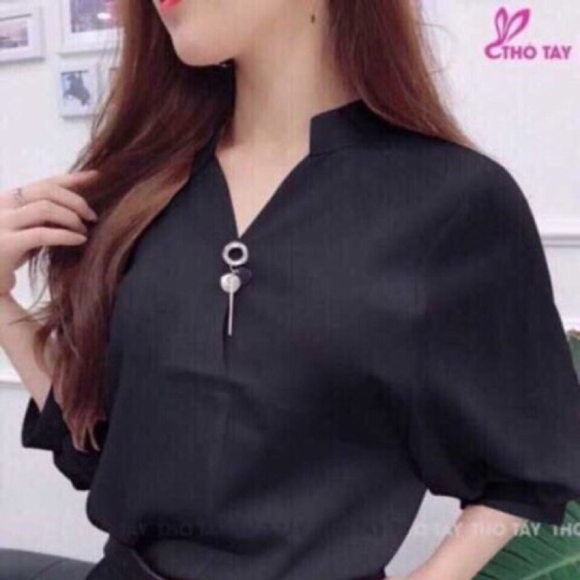 ÁO TAY REN ĐEN VÀ TRẮNG