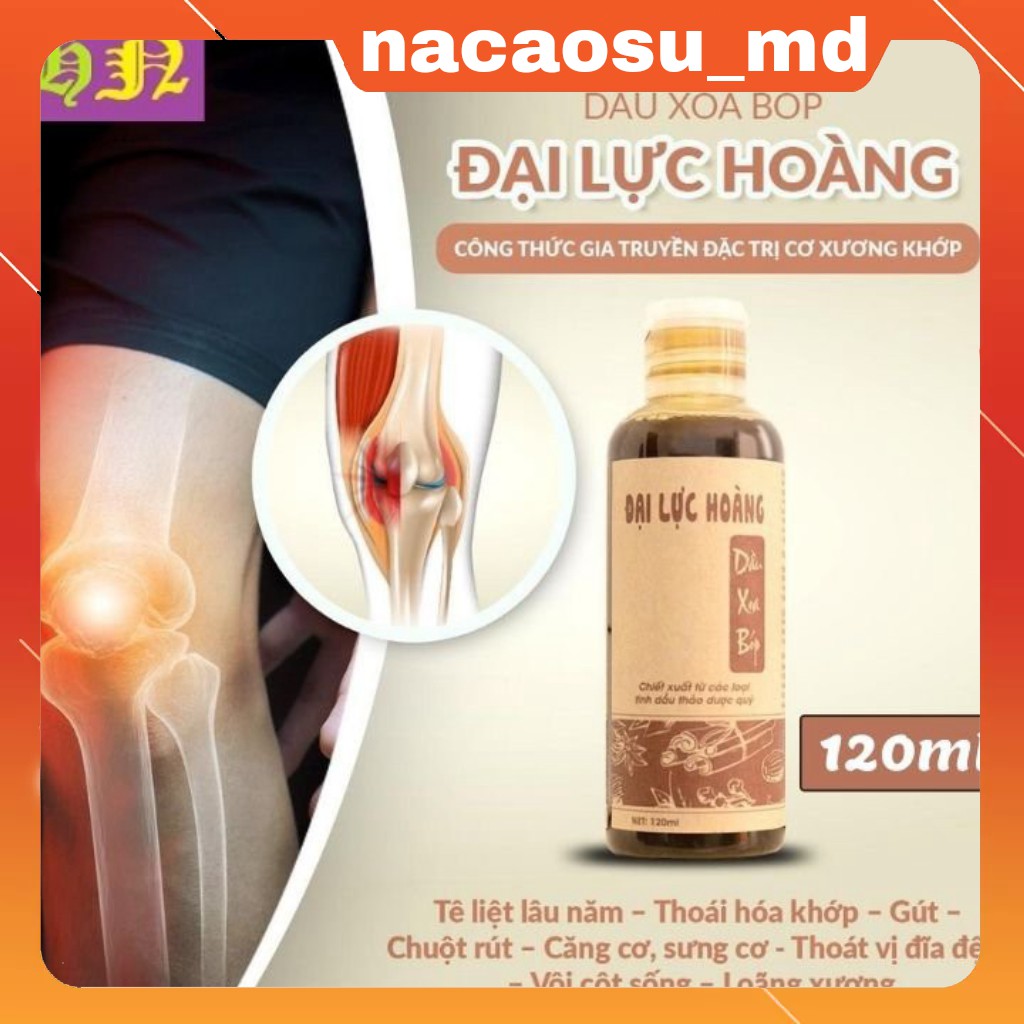 [ COMBO 3 CHAI ] --DẦU XOA BÓP ĐẠI LỰC HOÀNG GIẢI PHÁP THOÁT VỊ ĐĨA ĐỆM -- DỨT ĐIỂM ĐAU XƯƠNG KHỚP.