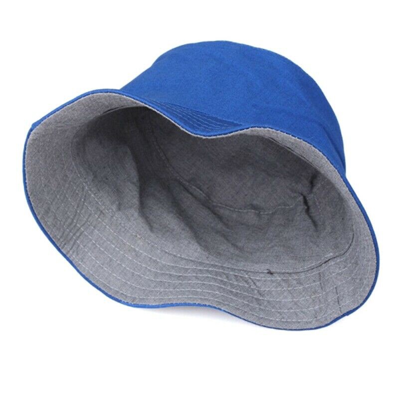 100% Cotton Adults Bucket Hat - Summer Fishing Fisher Beach Festival Sun Cap UK