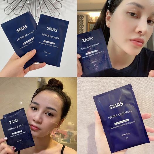 Mặt Nạ Phục Hồi Cấp Ẩm Cao Cấp Smas Peptide Silk Mask -1 Miếng