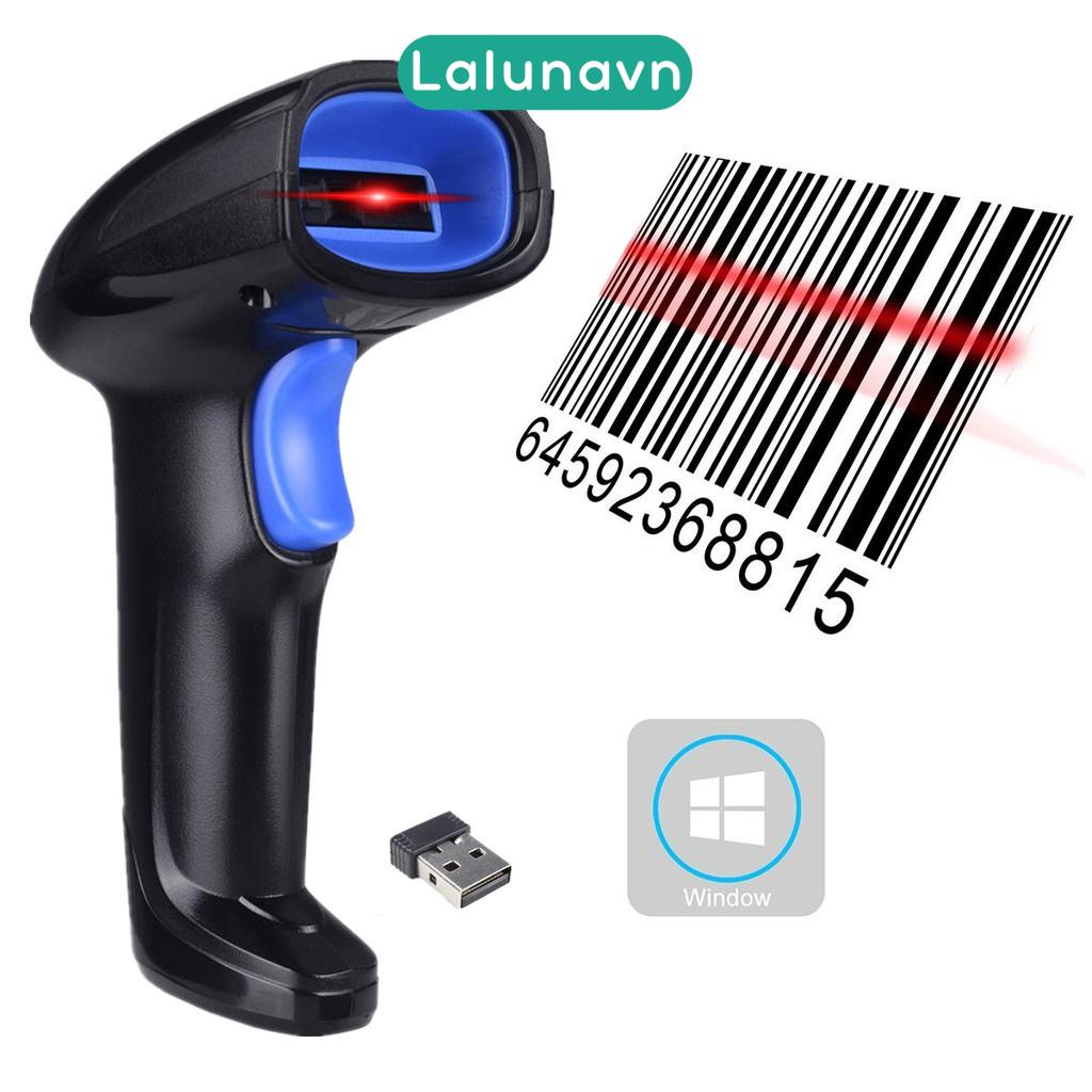 Máy quét mã vạch không dây YHD-1100CW 1D máy bắn mã vạch Barcode không dây dùng trên Máy tính (bảo hành 1 năm)-B100