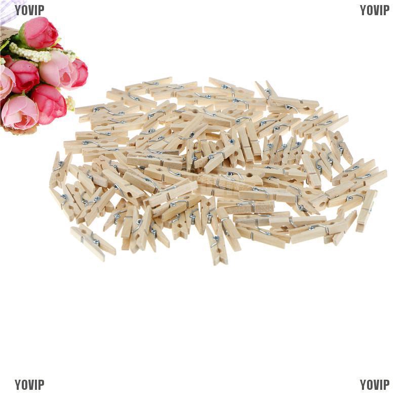 Set 100 kẹp gỗ mini