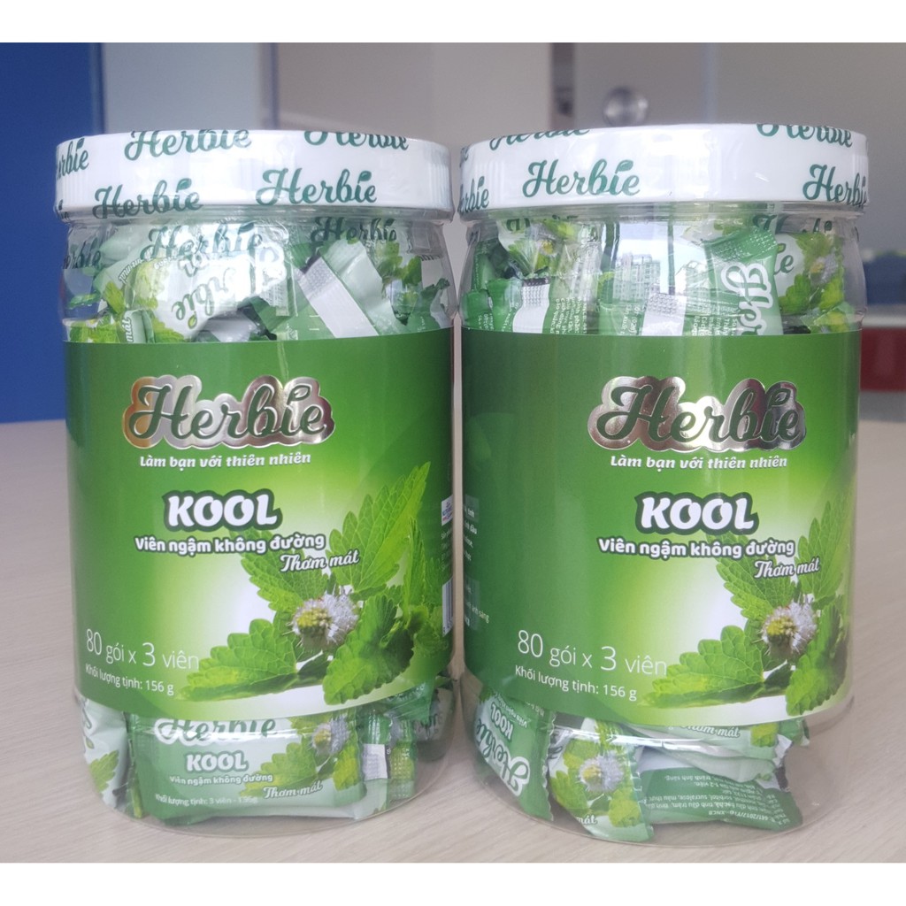 VIÊN NGẬM KHÔNG ĐƯỜNG HERBIE KOOL HŨ