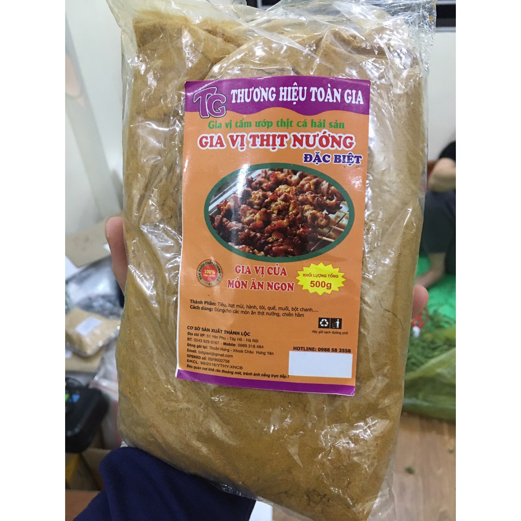 Gia vị thịt nướng (Gói 500g - 1kg)