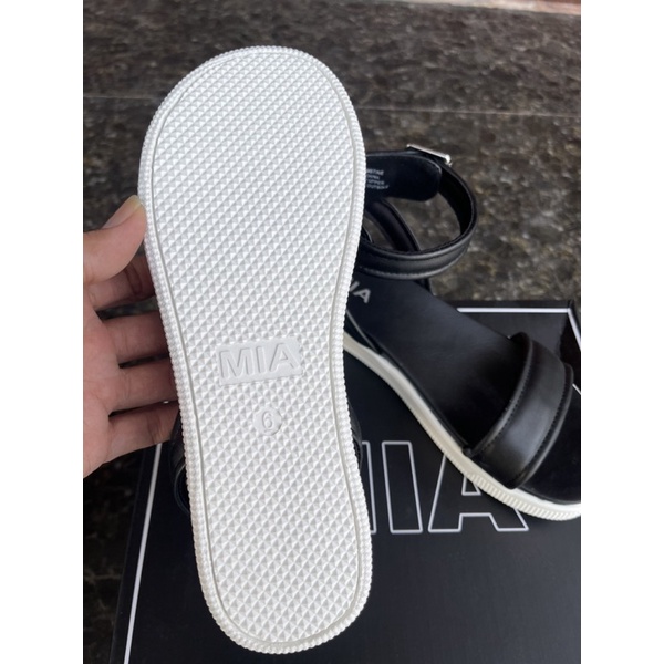 Sandal nữ Mia  Dép quai hậu nữ da Pu đế 3cm cao su xuất dư 0822