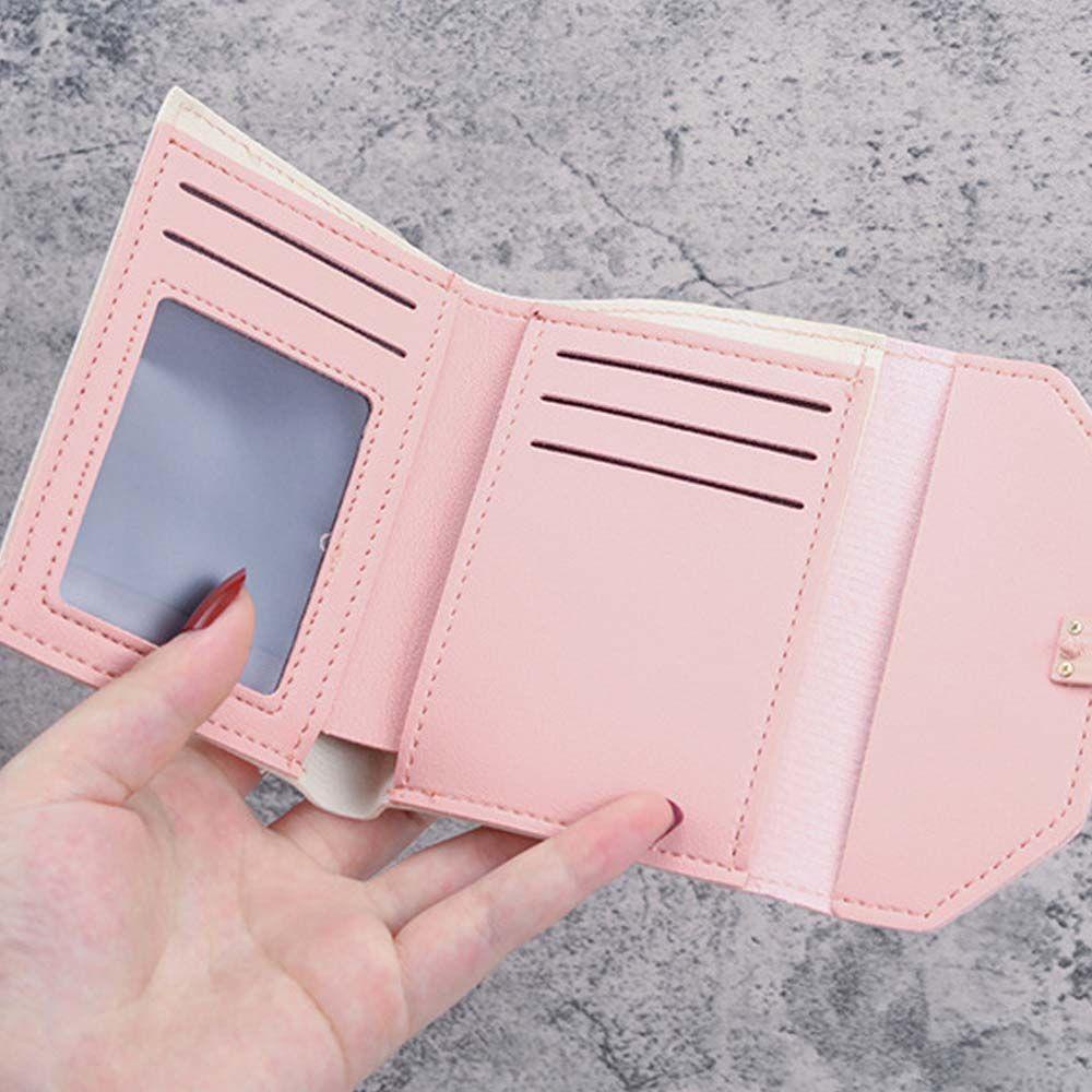 USNOW Ví Da PU Đa Năng In Họa Tiết Xinh Xắn Dành Cho Nữ