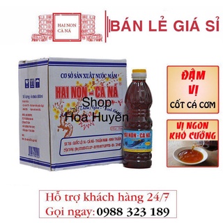 35 độ đạm, 6 chai 500ml. Nước  mắm Hai Non Cà Ná, 35 độ đạm, 500ml, thùng 6 chai!