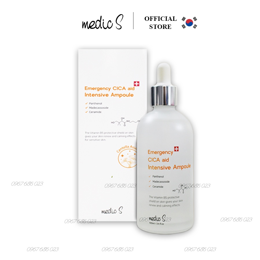 Tinh chất căng bóng và phục hồi Medic S Renew And Calming Intensive Ampoule