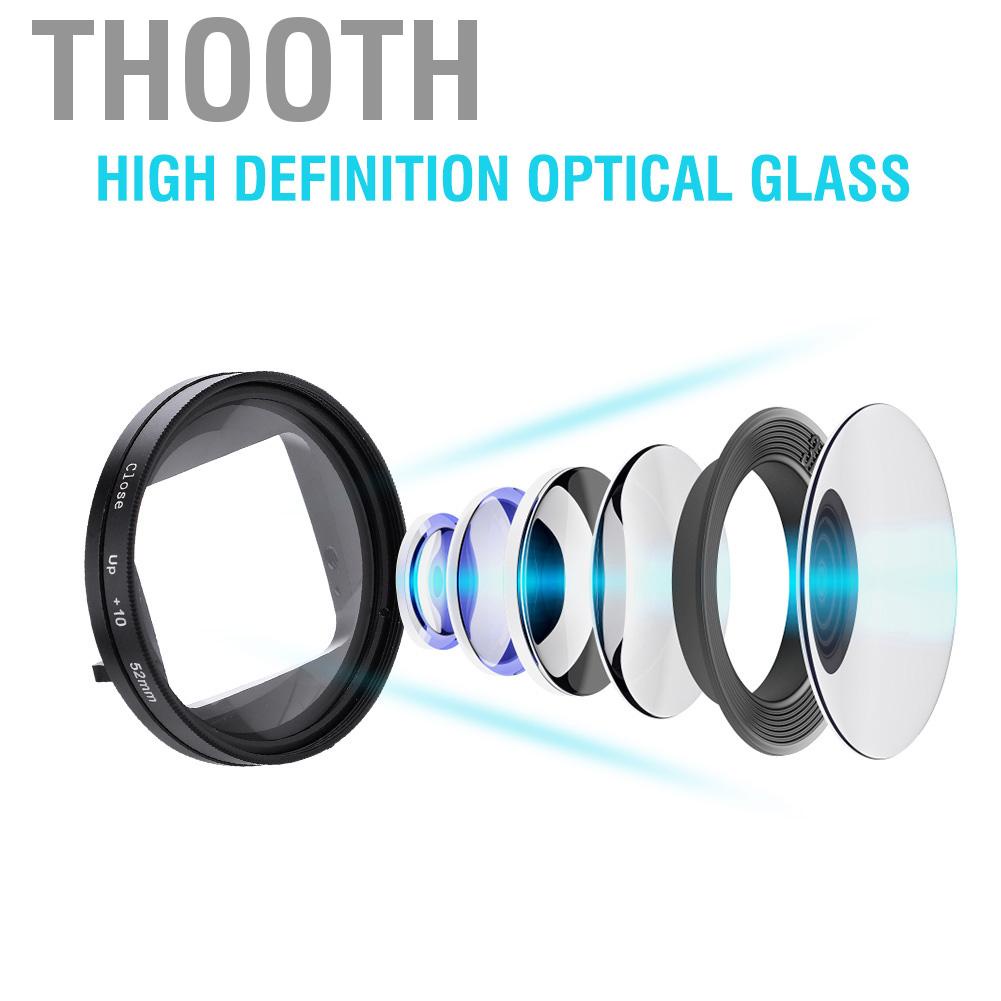 Ống kính phóng đại 52mm 10X cho máy ảnh GoPro Hero 6/5
 | BigBuy360 - bigbuy360.vn