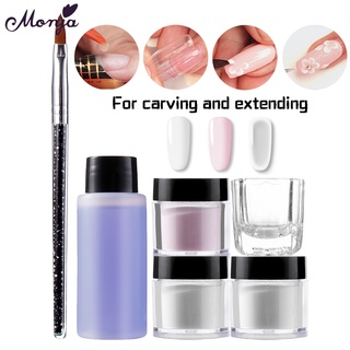 Bộ 6 Dụng Cụ Hỗ Trợ Trang Trí Móng Tay Nghệ Thuật Monja