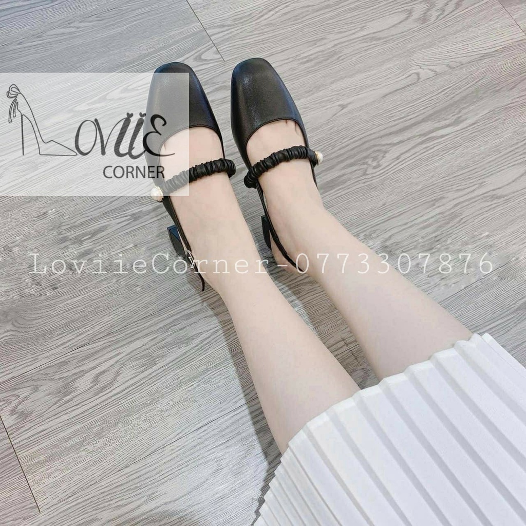 GIÀY CAO GÓT NỮ LOVIIECORNER - GIÀY BÍT MŨI THỜI TRANG - SANDAL BÍT MŨI - G211125