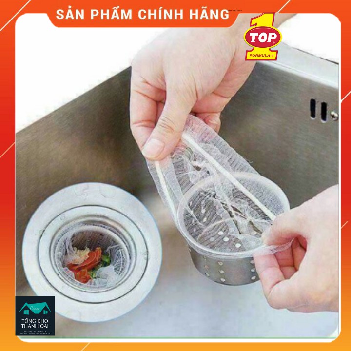 SET 100 TÚI LỌC RÁC BỒN RỬA CHÉN, RỬA BÁT