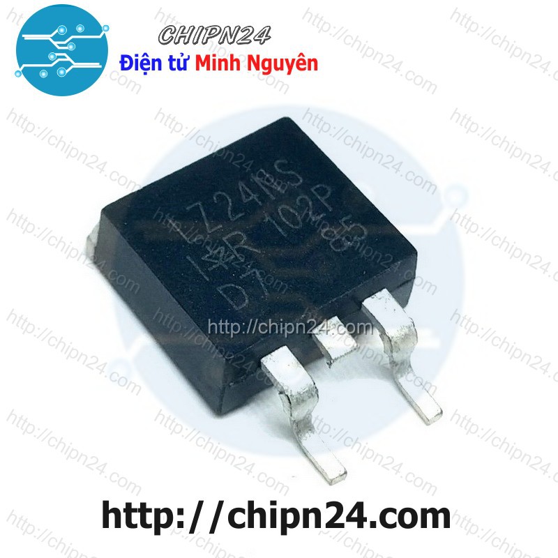 [2 CON] MOSFET Dán IRLZ24 TO-263 18A 55V Kênh N (SMD Dán) (IRLZ24NS IRLZ24NSPBF LZ24NS Z24)