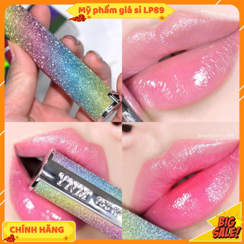 Son dưỡng môi FREESHIPSon Dưỡng Đổi Màu YNM Rainbow Honey Lip Balm Hàn Quốc