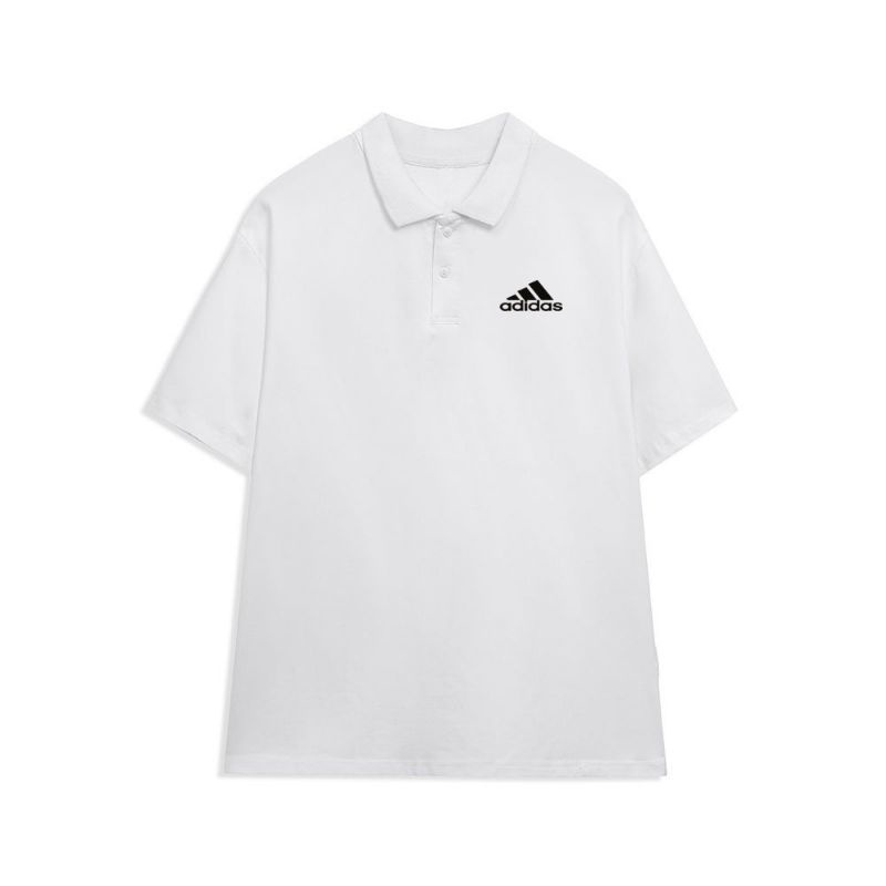 Áo polo Full size unisex tay lỡ logo adi