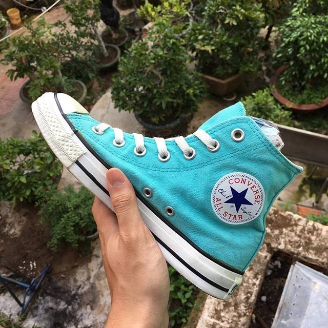 Converse xanh mint