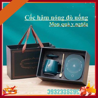 Bộ Cốc Giữ Nhiệt Hâm Nóng Đồ Uống Kèm Đế Hâm Nóng – Máy Làm Nóng Café – Đế Hâm Nóng Trà, Sữa