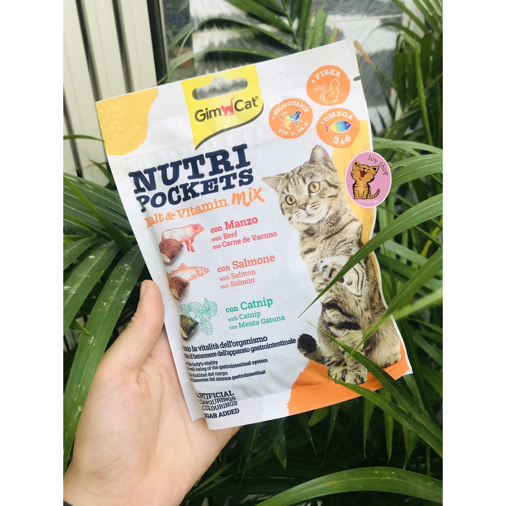 [Mã PET50K giảm Giảm 10% - Tối đa 50K đơn từ 250K] [TÚI 150GR] BÁNH QUY GIMCAT CAO CẤP CHO MÈO