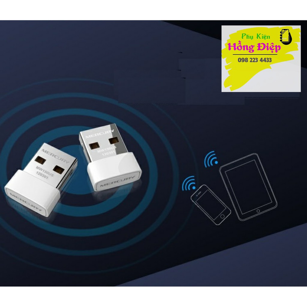 USB Thu Sóng Wifi Mercury MW150US | BigBuy360 - bigbuy360.vn