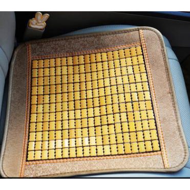 Tấm Lót ghế văn phòng và ghế ô tô hạt trúc cao cấp vuông 45x45 cm