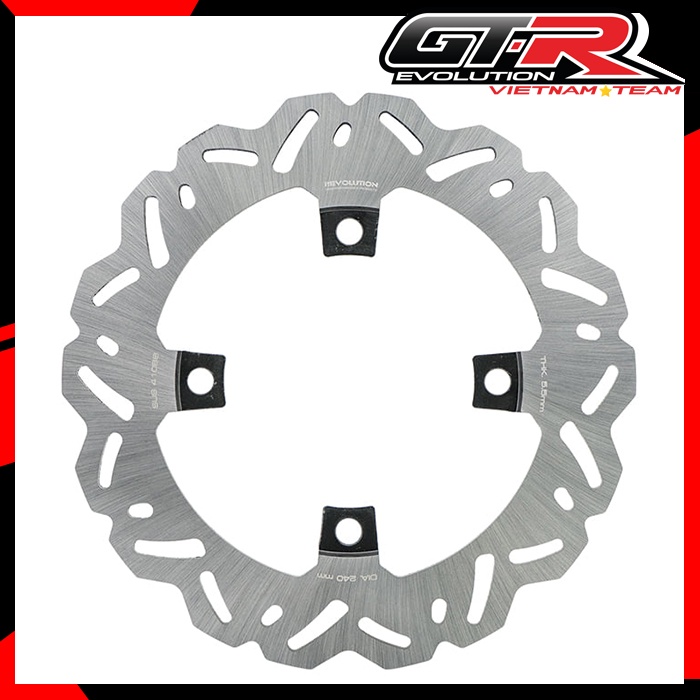 Đĩa sau dày 5.5mm / đường kính 240mm 4 lỗ ốc REVOLUTION ADV350 SH350