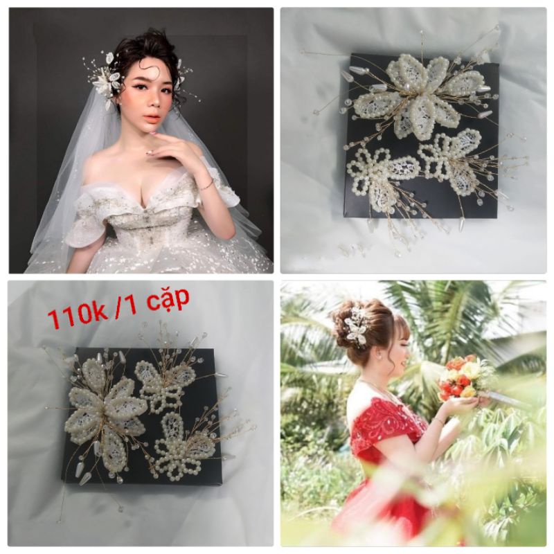 cặp cài tóc cô dâu