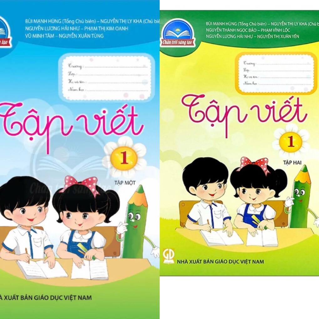 Vở tập viết lơp 1 chan troi