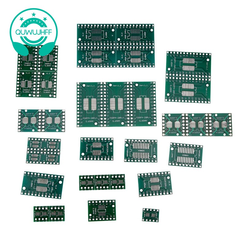 Bộ 35 Bảng Mạch Pcb Chuyển Đổi Từ Smd Sang Dip Sop Msp Ssop Tssop Sot23 8 10 14 16 20 24 28 Smt To Dip