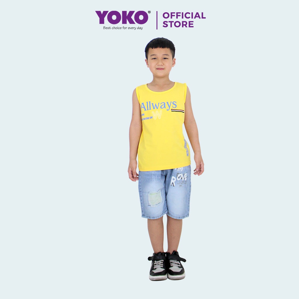 Áo Thun Sát Nách Bé Trai (1-9 Tuổi) YOKO KID’S FASHION 8025T