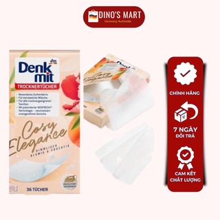 Giấy thơm quần áo denkmit cosy elegance, 36 tờ hàng nội địa đức