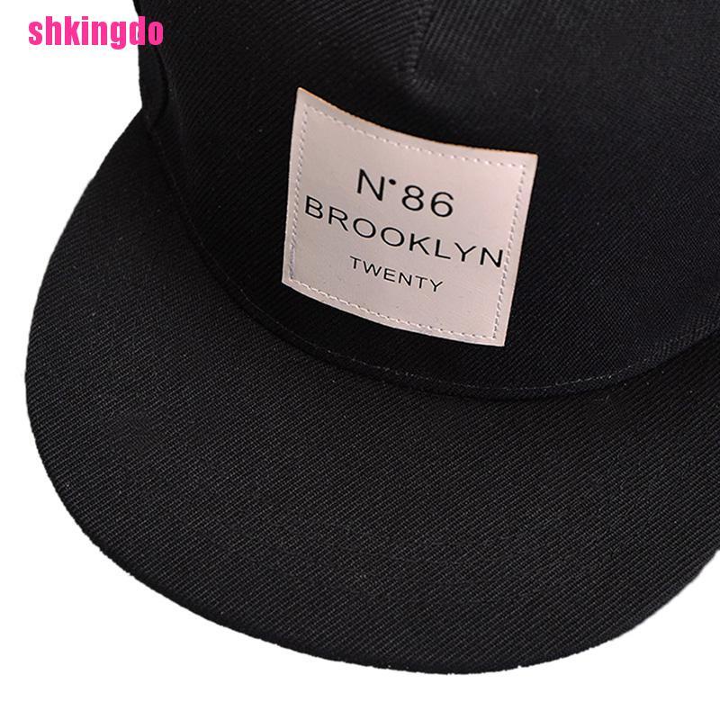 Nón kết thêu chữ BROOKLYN trơn màu phong cách Hiphop cho nam và nữ