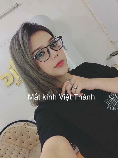 NHẬN LẮP CẬN Gọng kính cận dẻo nhiều màu mắt kính cận vuông 213