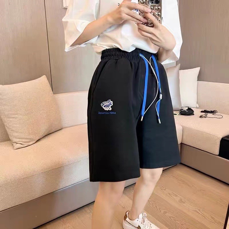 Quần đùi short unisex nam nữ M7(02) from rộng phong cách trẻ trung năng động ảnh thực tế