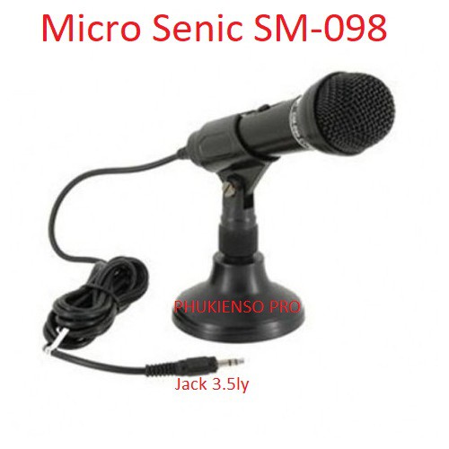 Micro thu âm, chat voice, hát Karaoke Senic SM-098