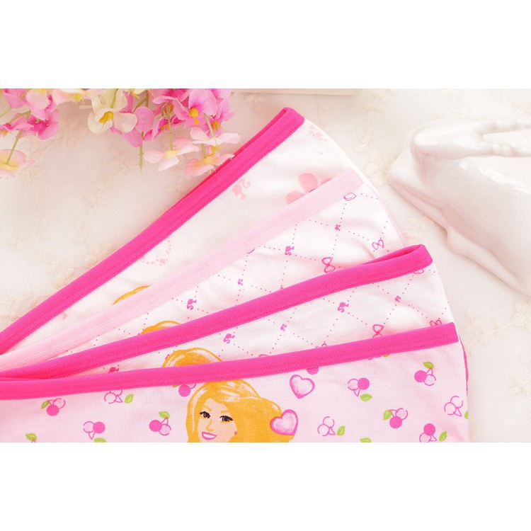 Bộ 3 quần lót in hình hoạt hình xinh xắn dành cho bé gái