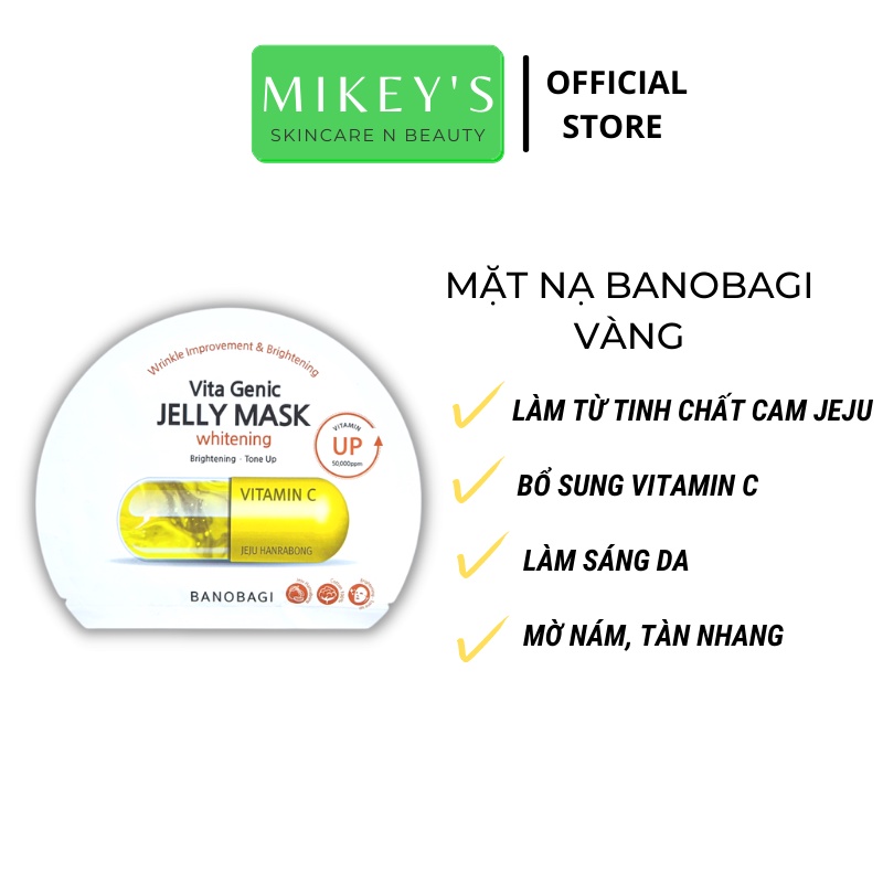 Mặt nạ Banobagi Vita Geic Jelly Mask, mask Banobagi Bổ sung Vitamin A B C E 30ml