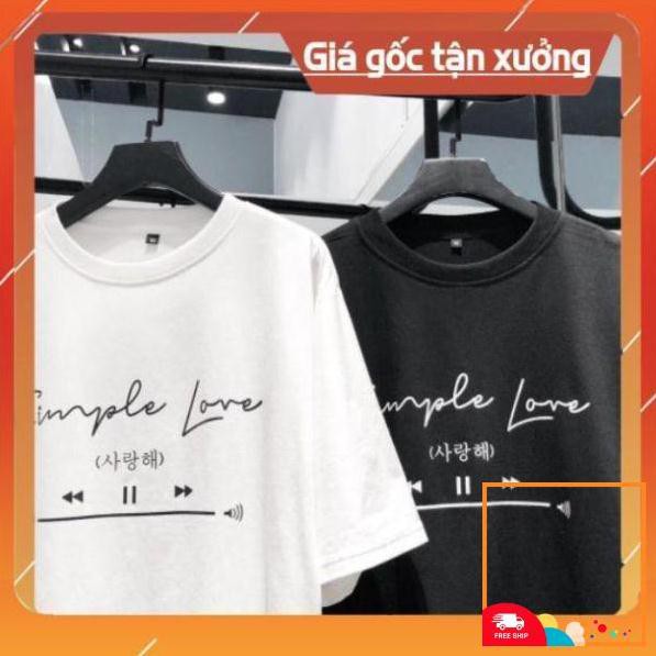 [SUPER HOT] [HOT] 🔥XẢ HÀNG🔥 ÁO ĐÔI - Áo thun Simple Love cực HOT - Giá 1 áo [TREND] | BigBuy360 - bigbuy360.vn