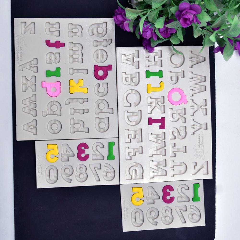 Set 4 Khuôn Silicone Làm Bánh 4 Ngăn Hình Chữ Happy Birthday