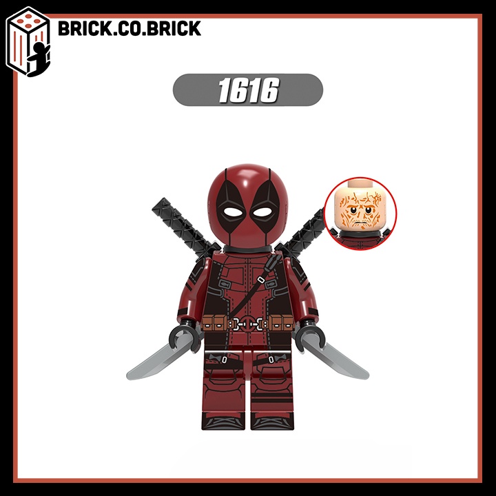 Deadpool Phụ Kiện Kiếm Mô Hình Siêu Anh Hùng Hài Bựa Đồ chơi Lắp ráp Minifigure X0302