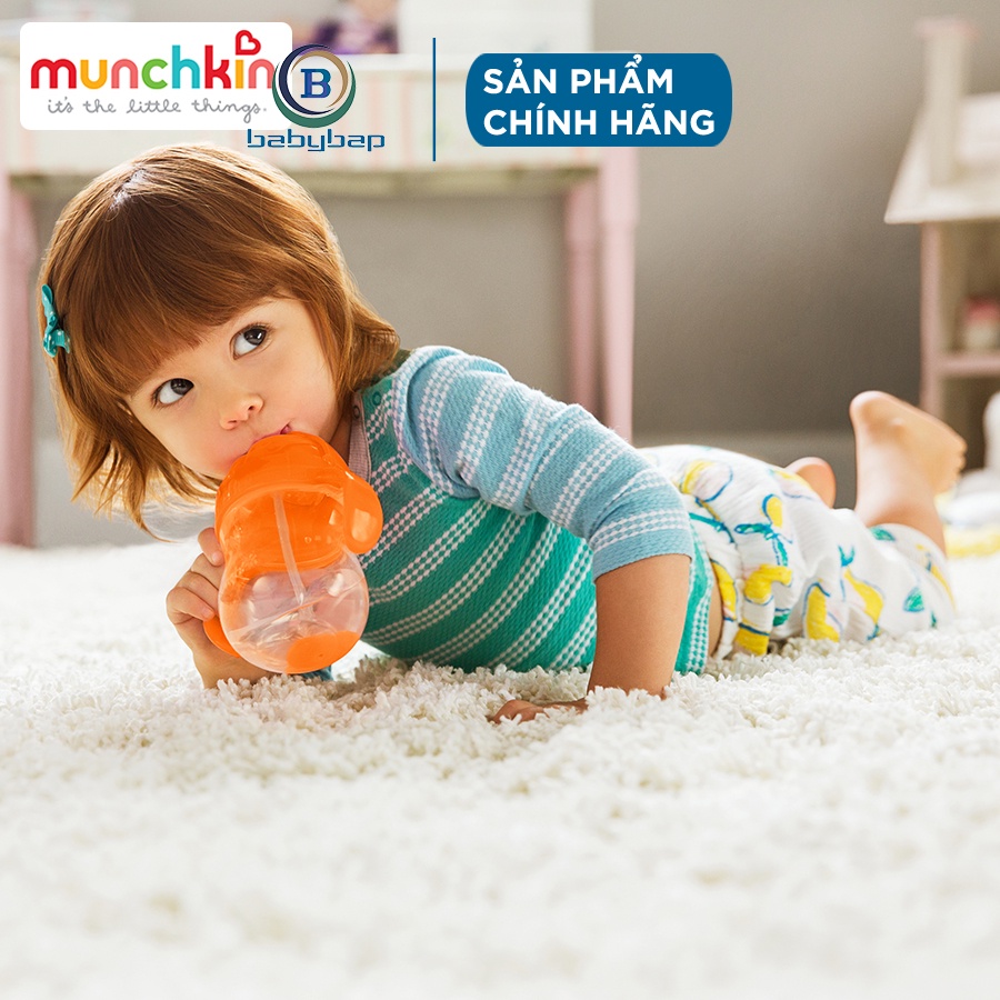 Cốc Ống Hút Mọi Tư Thế Munchkin 207ml Phù Hợp Với Bé từ 6 Tháng Tuổi Trở Lên