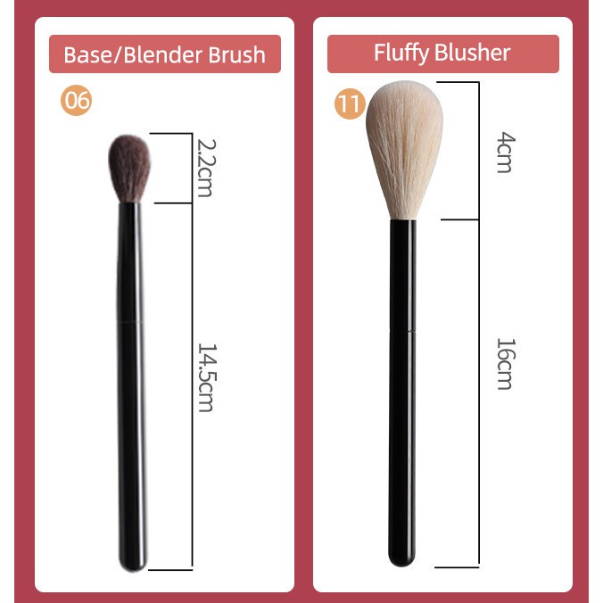 Cọ bắt sáng và cọ tán chính xác Ovw Dlh611 không thử nghiệm trên động vật