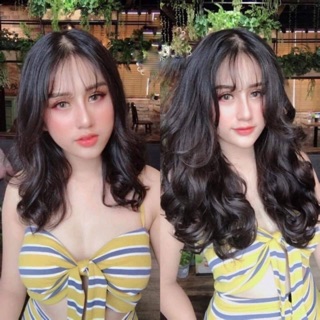 TÓC KẸP CHỮ U 3/4 ĐẦU XOĂN DÀI - TÓC GIẢ NỮ SỢI TƠ CAO CẤP