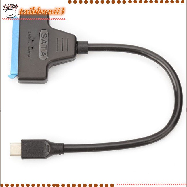 Khuyến mãi taihhuuii3's  SATA Easy Drive Cable 22PIN to USB 3.1 cable 2.5-inch SSD single head Type-C data cable | BigBuy360 - bigbuy360.vn
