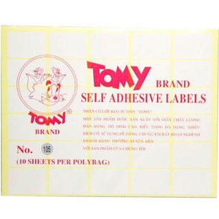 Giấy Decal Tommy khổ A5 (có nhiều mã từ No.100 đến No.124)