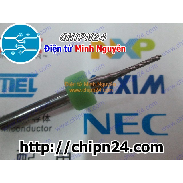 [1 CÂY] Mũi phay mạch in CNC 1.2mm