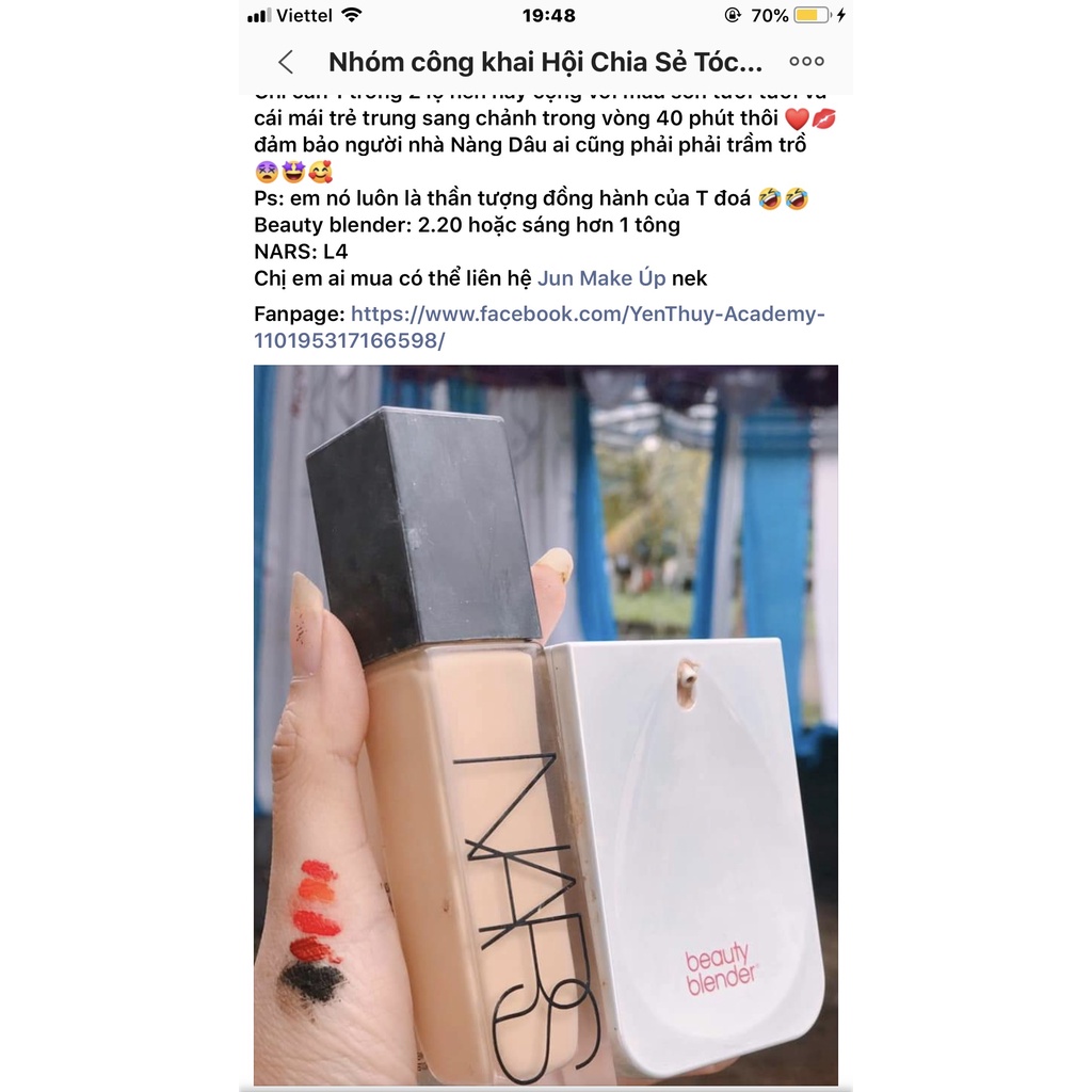 Kem nền Beauty Blender