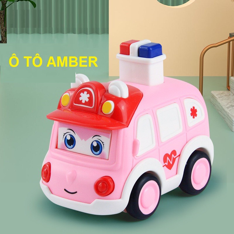 Đồ chơi xe Poli ấn cót chạy đà ngộ nghĩnh đáng yêu-Đồ chơi giáo dục cho bé